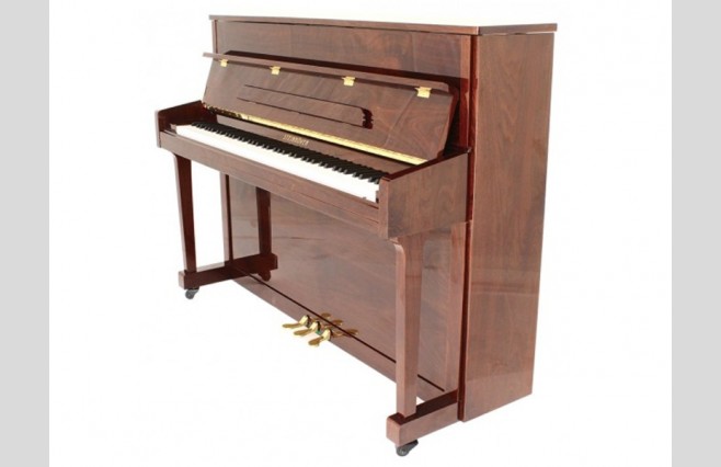 Steinhoven SU 113 Polished Walnut Upright Piano All Inclusive Package - Image 1